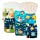 babygoal Reusable Cloth Diapers for Baby Boys, One Size Adjustable Washable Pocket Nappy Covers 6 Pack+ 6pcs Microfiber Inserts+4pcs Bamboo Inserts 6FB15