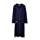 Aeyridepor Mens Robe Bamboo Viscose Soft Sleepwear Long Sleeves V-Neck Pajamas Lounge Bathrobe,Blue,XXL