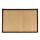 BambooMN Bamboo Slats Placemat with Fabric Border - Solid Color Print - 17.5