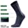 Bamboo Dress Socks for Men & Women, Super Soft, Breathable, Classic Style, Everyday Wear, Premium Quality, 6 Pack (Multicolor (2 x black, 2 x navy, 2 x grey), US Women 11-13 // US Men 9.5-12.5)