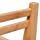 CENZEN Bamboo Floor Seat Chair for Living Room Japanese Balcony Chair with Cushion Accent Furniture (S)