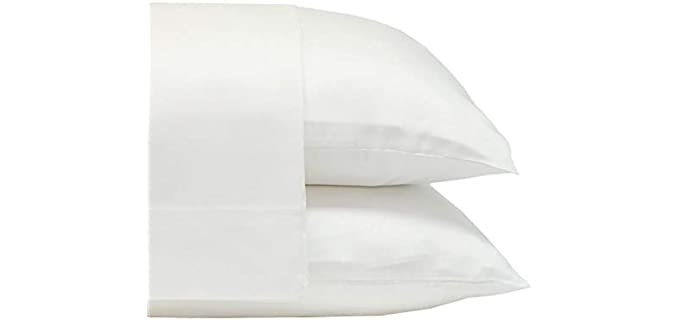 Cariloha Classic Bamboo Pillowcase Set - Enhanced Relaxation and Sleep - Standard - White