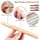 Coopay Large Wooden Crochet Hooks Ergonomic Crochet Hook Set 10-25 mm, 7PCS Inline Crochet Hooks Bamboo Crochet Kit for Beginner, Giant Wood Crochet Needles for Crocheting Chunky Yarn, Rugs, Blankets