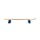 Magneto 44 inch Kicktail Cruiser Longboard Skateboard | Bamboo and Hard Maple Deck | Made for Adults, Teens, and Kids (Blue)