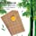 NETEHA Natural Bamboo Placemat-4 Pack- Set of Wooden Square Placemats, Suitable for Non-Slip and Resistant Bamboo Table Placemats in Restaurants and Kitchen