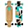 SOLA Bamboo Premium Graphic Design Complete Longboard Skateboard - 36 to 38 inch (Future)