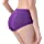 Warm Sun Women's Bamboo Viscose Fiber Multi Pack Plus Size Stretchy Soft Breathable High Middle Waist Panties Size 8(XL),( Black,Gray,Purple,Skin,Rouge)