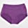 Warm Sun Women's Bamboo Viscose Fiber Multi Pack Plus Size Stretchy Soft Breathable High Middle Waist Panties Size 8(XL),( Black,Gray,Purple,Skin,Rouge)