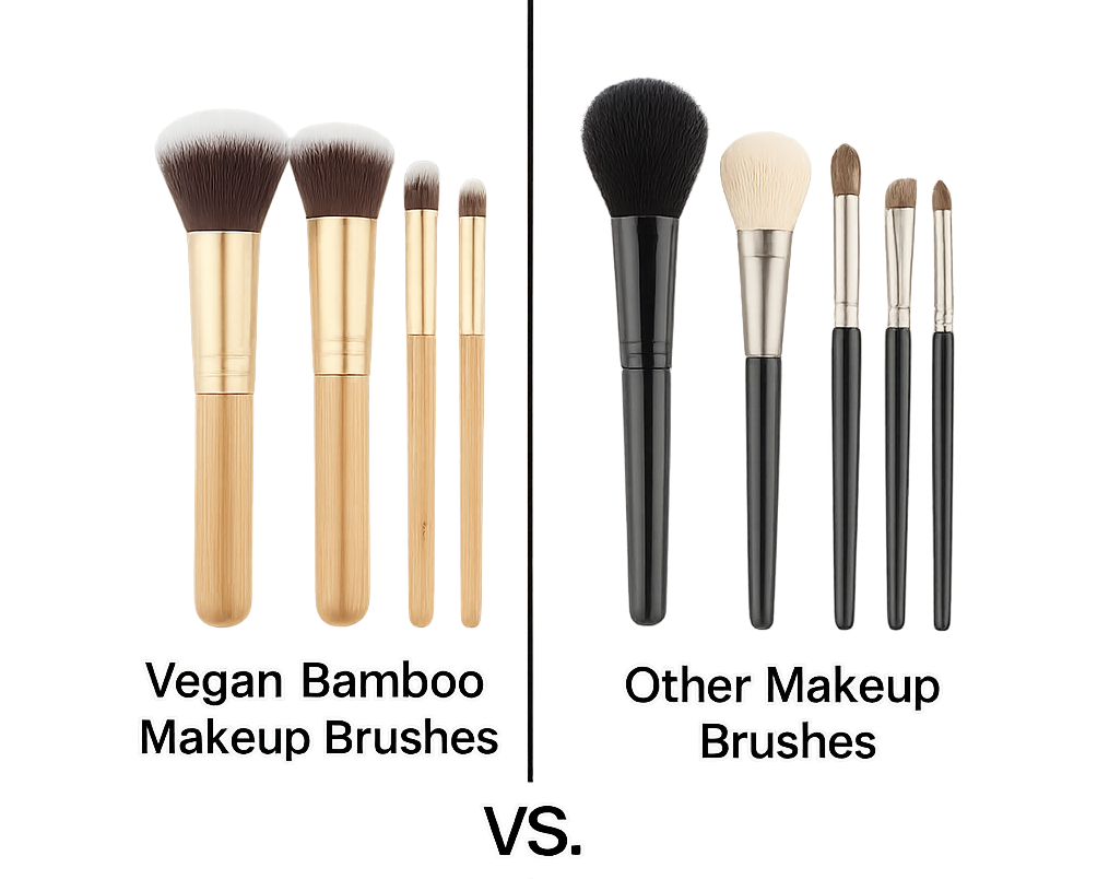 Vegan Bamboo Makeup Brushes VS. Other Makeup Brushes