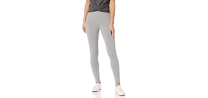 Amazon Essentials Soft Leggings for Women, Grey Heather Color, Medium