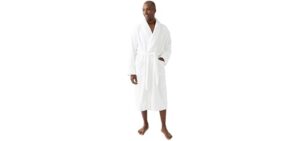 Cozy Earth Luxe Bath Robe, Color White, Size X-Large