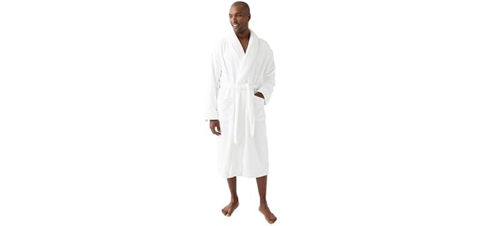 Cozy Earth Luxe Bath Robe, Color White, Size X-Large