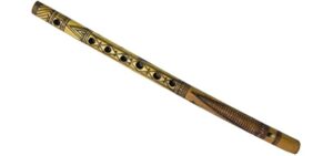 Decorative Traditional Handmade Hand carved Wooden Bamboo Flute Basuri Indian Musical Instrument for Gifting and Decoration