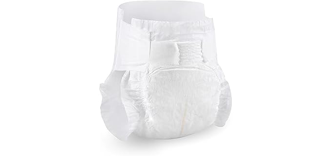 ECO BOOM Diapers, Viscose from Bamboo Diapers, Natural Soft Disposable Nappies for Infant, Size 0 Suitable for up to 7 lbs (Newborn - 34 Count)
