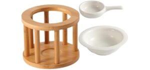 HOODANCOS Oil Burners Essential Oil Diffuser Ceramic Tealight Candle Holder Aroma Candle Warmer