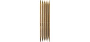 Mdoker Bamboo Double Pointed Knitting Needles Carbonized Bamboo Knitting Needle 7.9 inch(20cm) Length for Handmade Creative DIY Knitting Yarn Projects,Size US 10(6mm)