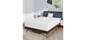 PayLessHere 12 Inch Full Size Bamboo Charcoal Cooling Gel Memory Foam Mattress in a Box/Medium-Firm Mattress/Fiberglass Free/Pressure Relief & Temperature Regulation/CertiPUR-US Certified,White Full