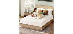 Rolanstar Queen Size Mattress, 10 Inch Gel Memory Foam Mattress in a Box, Fiberglass Free, Breathable for Cooler Sleep Supportive & Pressure Relief, CertiPUR-US Certified, White