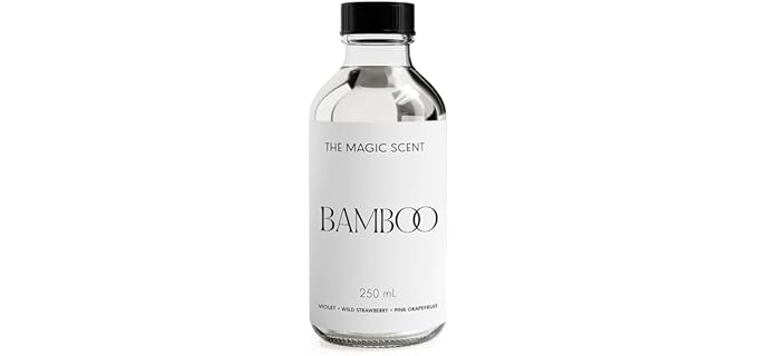The Magic Scent Bamboo Oils for Diffuser - HVAC, Cold-Air, & Ultrasonic Diffuser Oil Inspired by The Four Seasons, Bora Bora - Essential Oils for Diffusers Aromatherapy - 8.5 fl oz, 250 mL