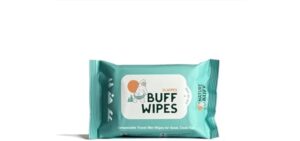 NATURE BUFF Multi-Use Wet Wipes for Babies & Adults - 99.7% Pure, Plastic-free, Biodegradable & Unscented Body Wipes - 24 Wipes Per Pack
